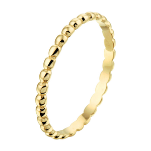 Anillos apilables de oro