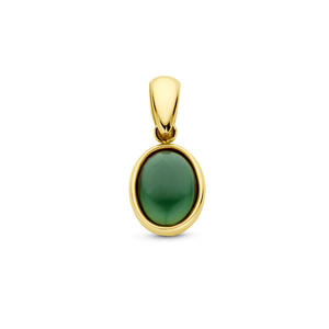 Colgantes de oro con piedra preciosa