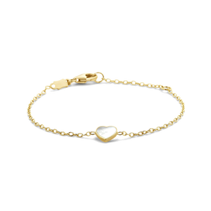 Pulseras de corazón de oro
