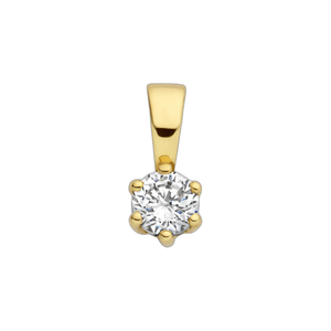 Colgante de oro con piedra preciosa
