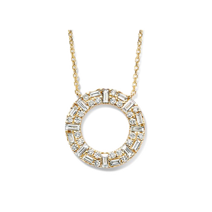 Collar de oro con diamante