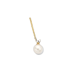 Collar de oro con perla