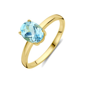 Anillo de oro con piedra preciosa