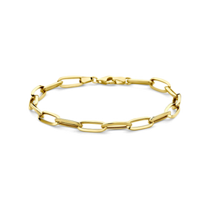 Pulseras eslabón paperclip
