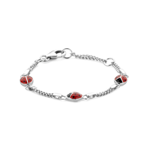 Pulseras de bebé de plata
