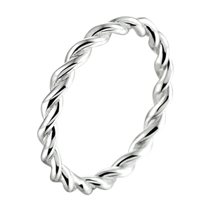 Anillos apilables de plata