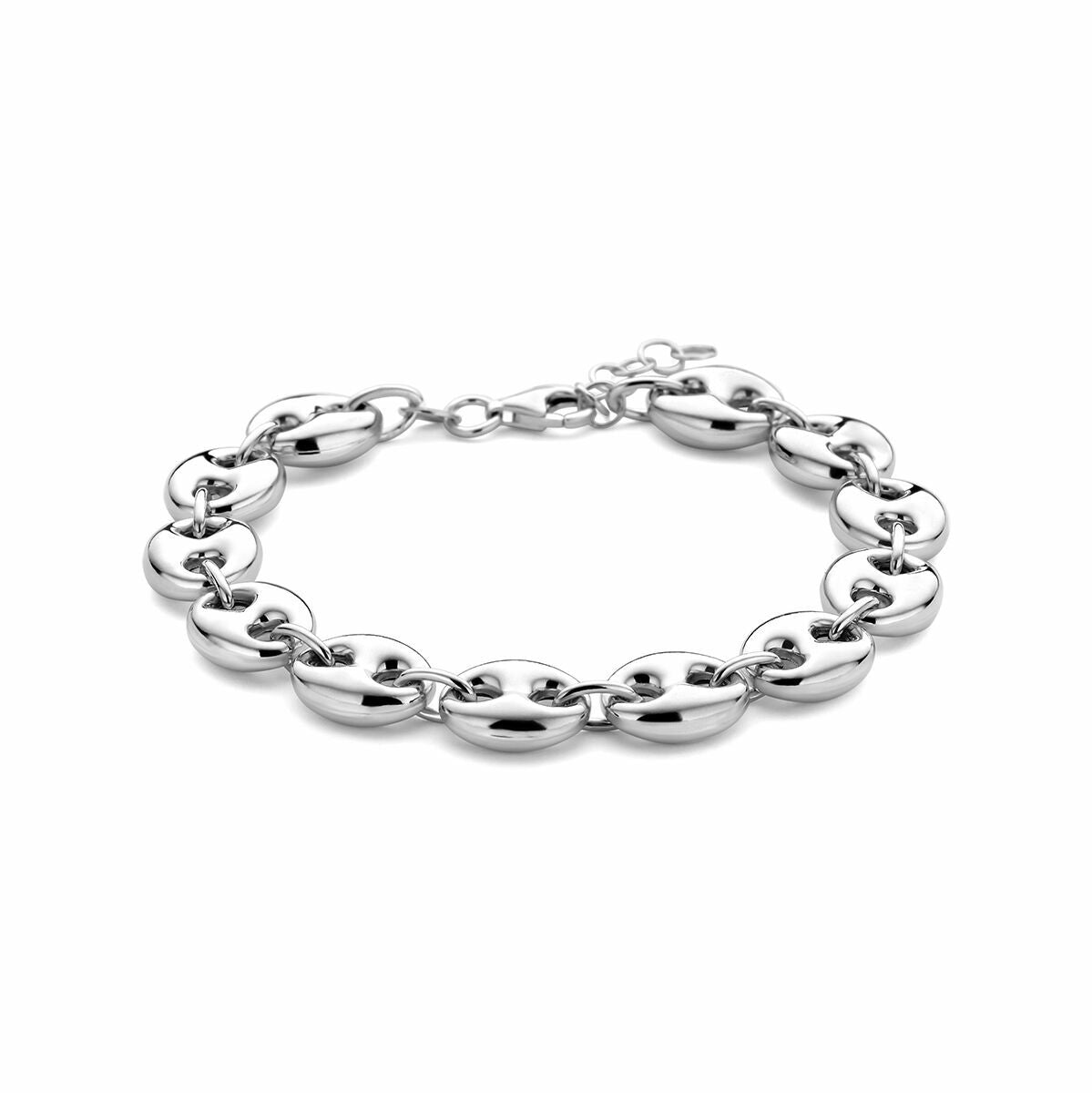 colgante corazón circonita plata rodiada