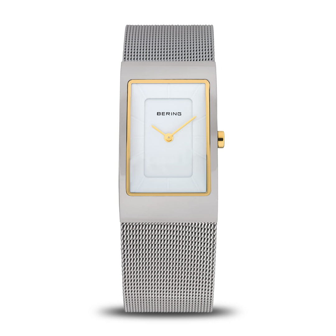 bering dames horloge witte wijzerplaat - 10222-010-S