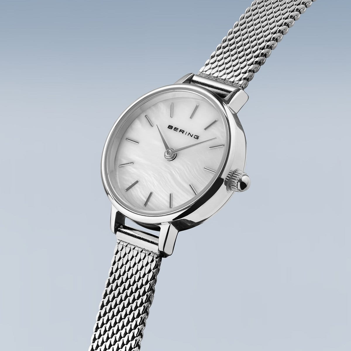 bering reloj de mujer esfera blanca - 11022-004