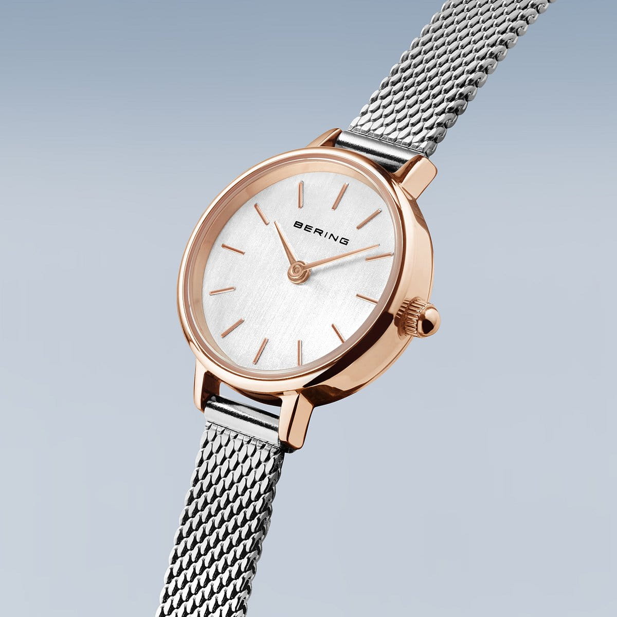 bering reloj de mujer esfera de plata - 11022-064