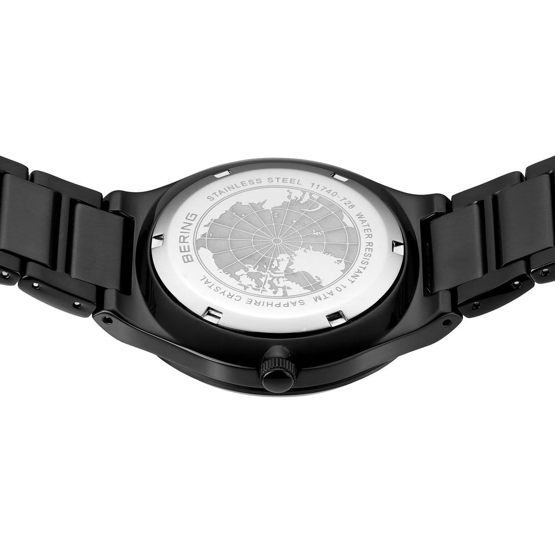 Bering heren horloge groene wijzerplaat - 11740-728
