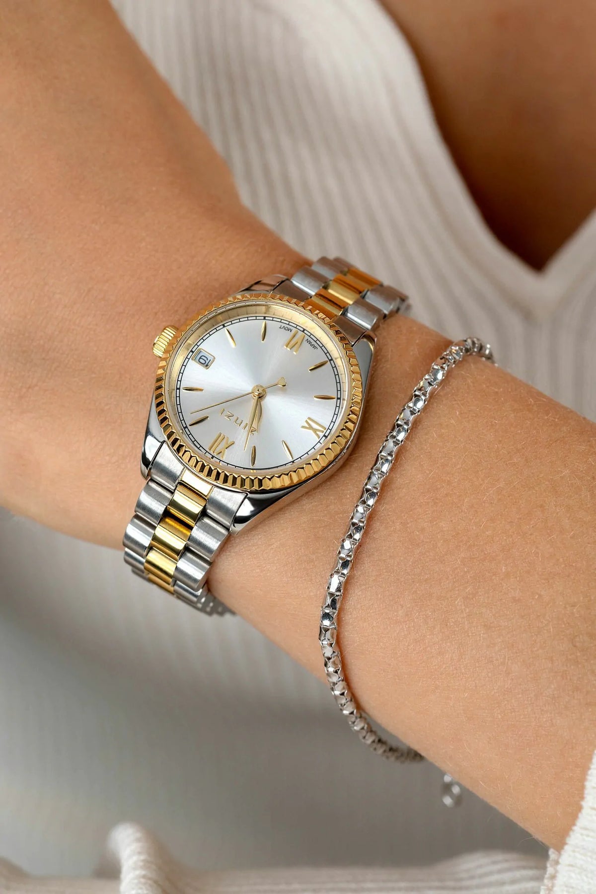 Reloj chapado en oro acero ZIW2233