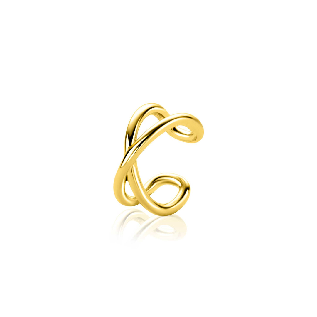 Zinzi Oorbellen Gold Plated Zio Cuff5 G