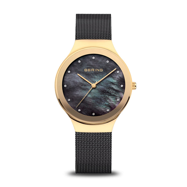 Bering dames horloge zwarte wijzerplaat - 12934-132