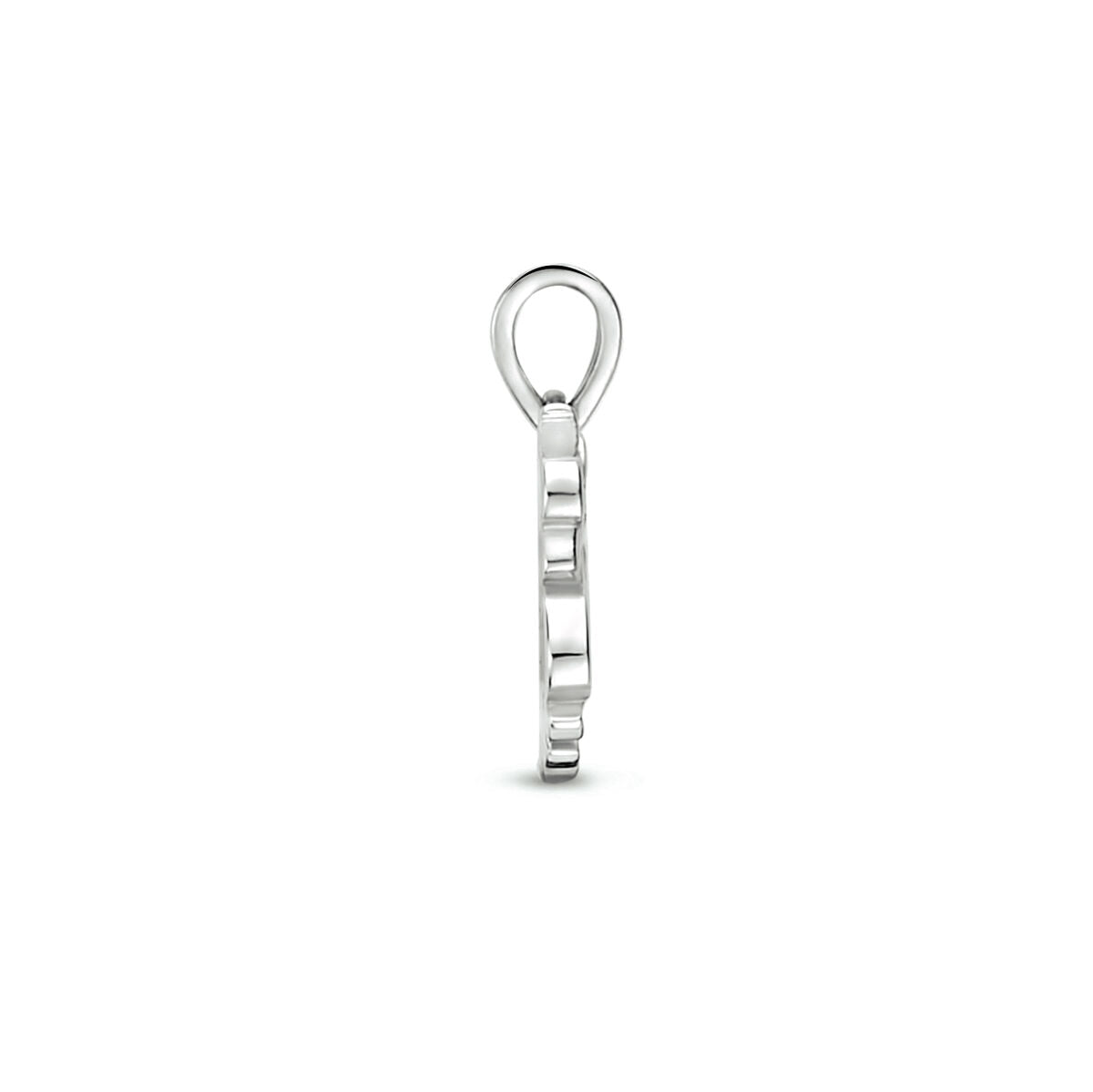 colgante unicornio plata rodiada