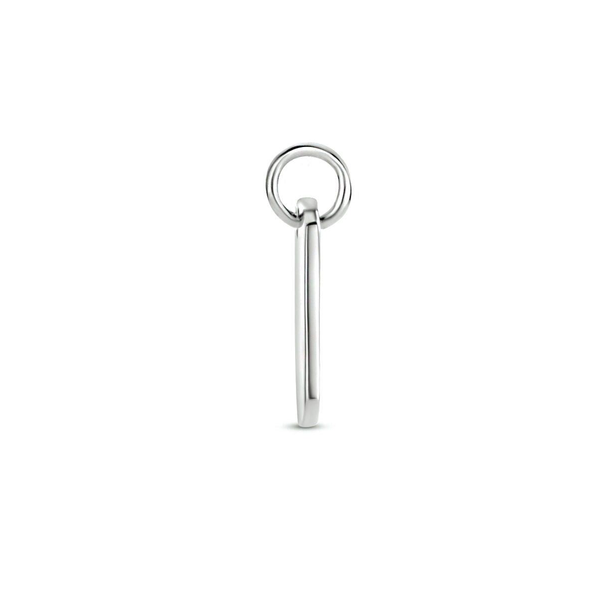 colgante de grabado plata rodiado