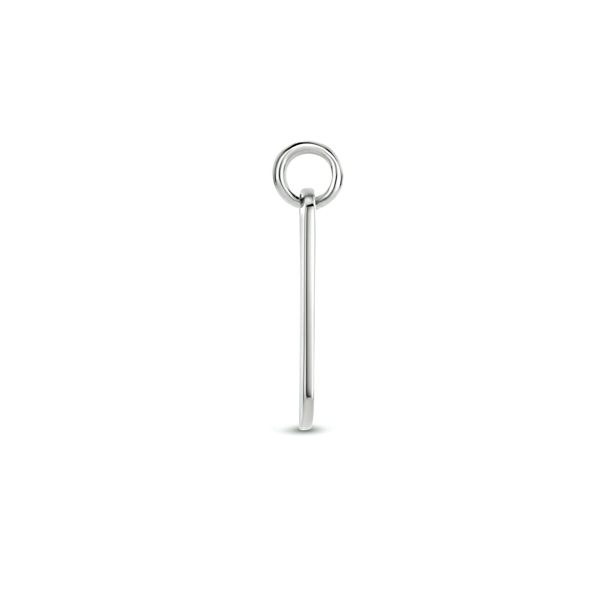 colgante de plata rodiado