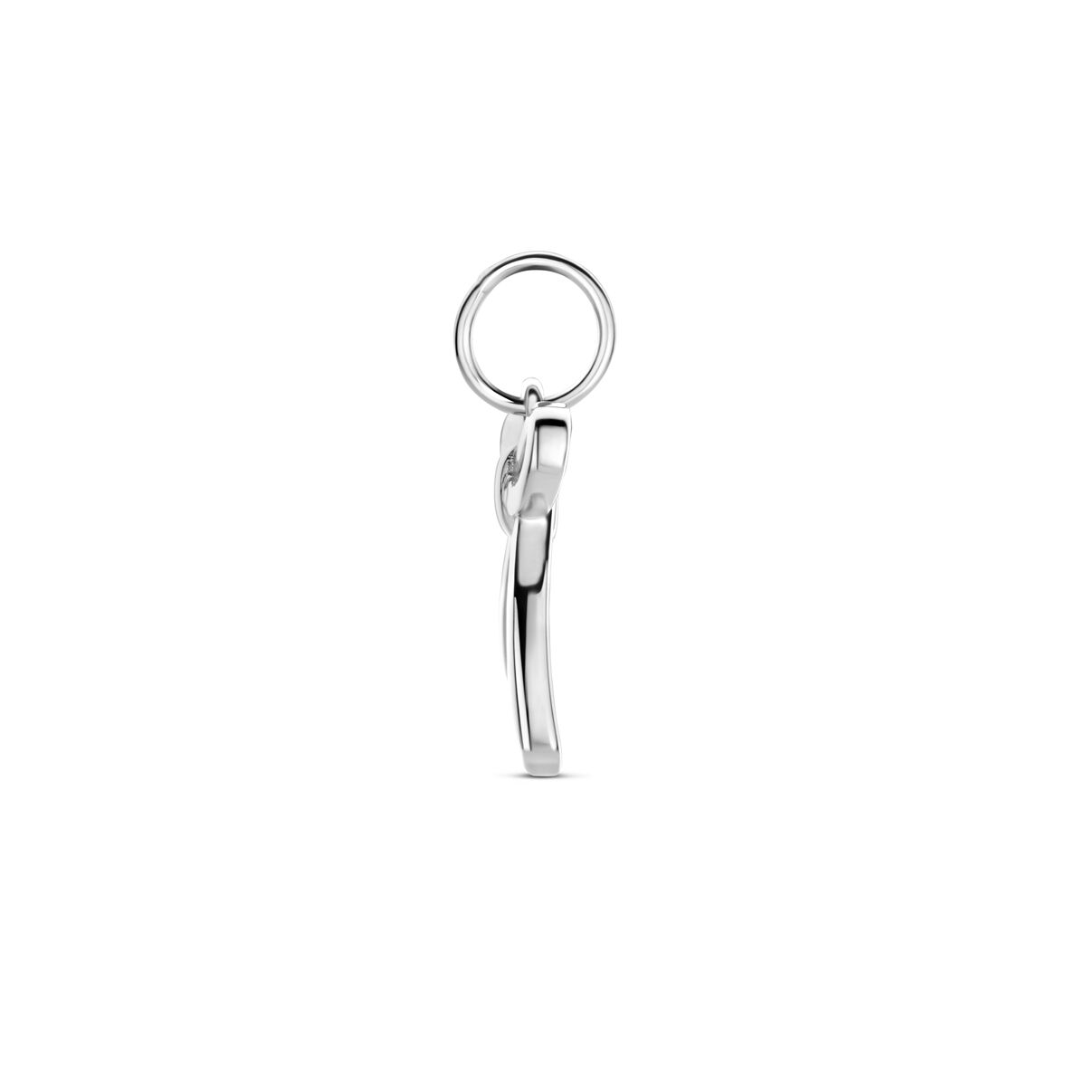colgante lazo 16 mm plata rodiada
