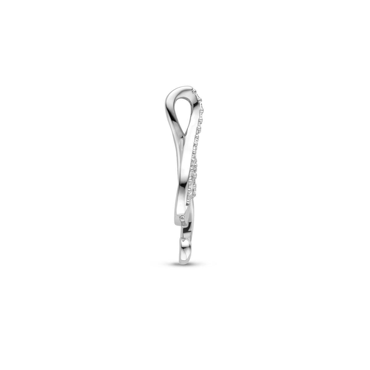 colgante nota musical circonita 24 mm plata rodiada
