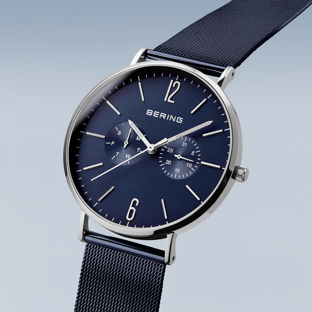 bering heren horloge blauwe wijzerplaat - 14240-303