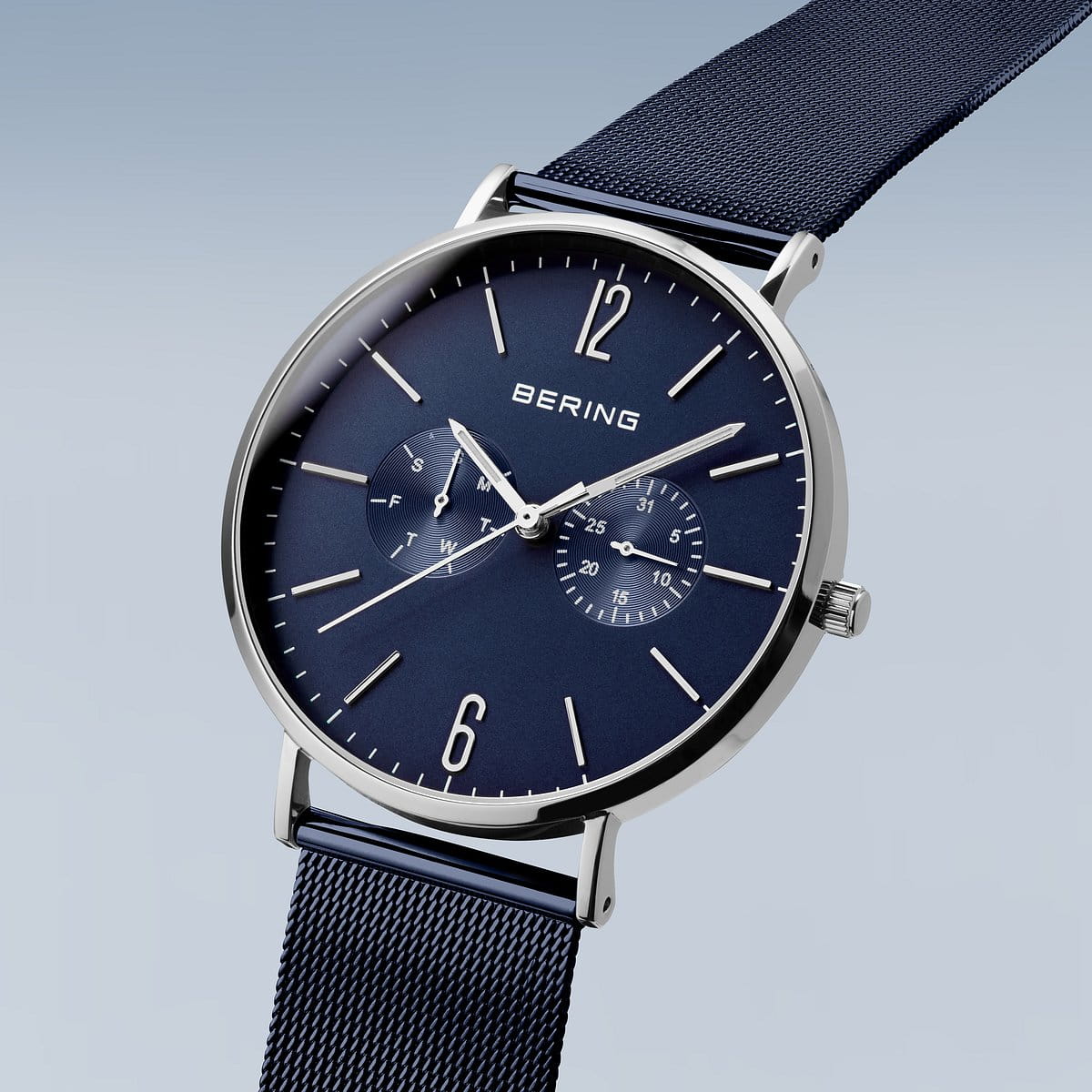 bering reloj de hombre esfera azul - 14240-303