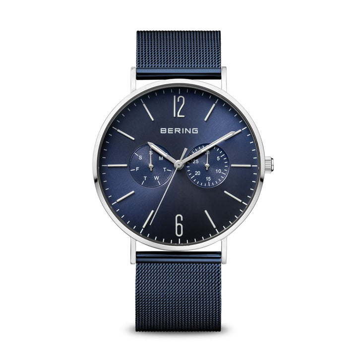 bering heren horloge blauwe wijzerplaat - 14240-303