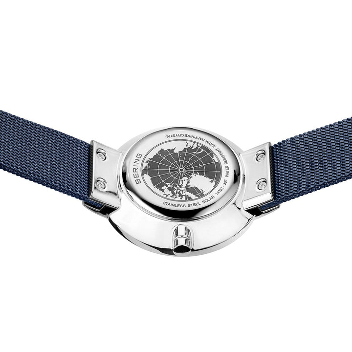 Bering dames horloge blauwe wijzerplaat - 14331-307