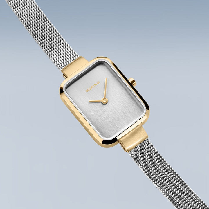 bering dames horloge zilveren wijzerplaat - 14520-010
