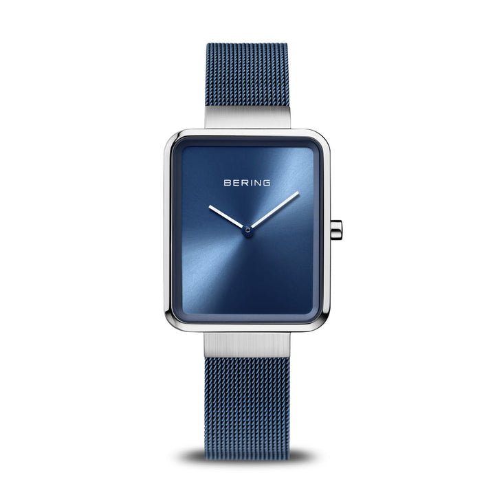 Bering dames horloge blauwe wijzerplaat - 14528-307