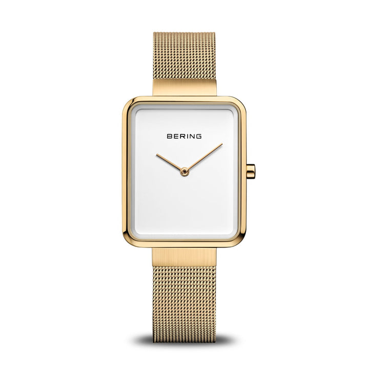 bering dames horloge witte wijzerplaat - 14528-334