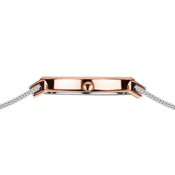 bering dames horloge roségouden wijzerplaat - 14531-266