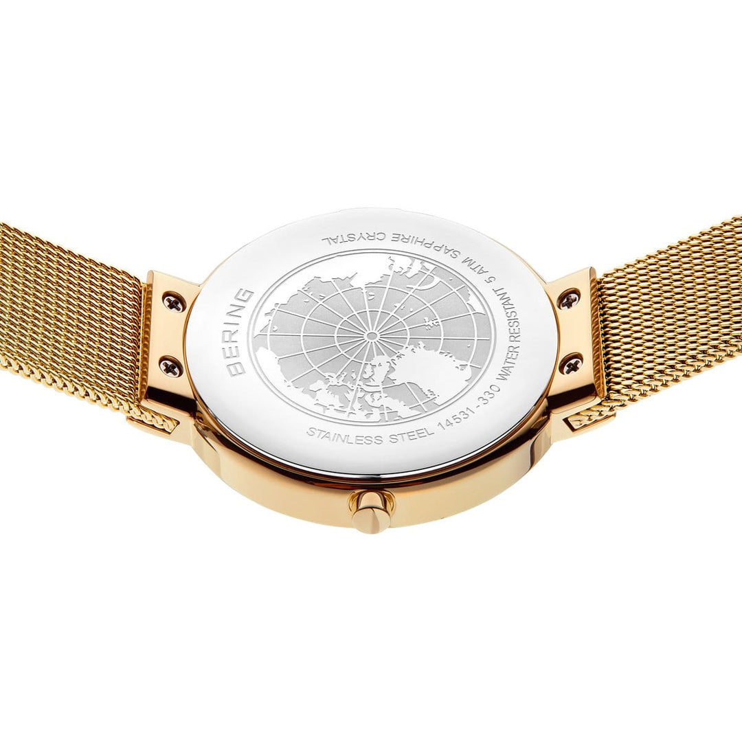 bering dames horloge witte wijzerplaat - 14531-330