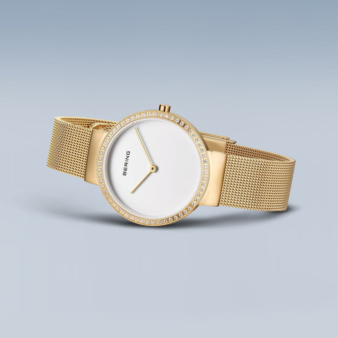 bering dames horloge witte wijzerplaat - 14531-330