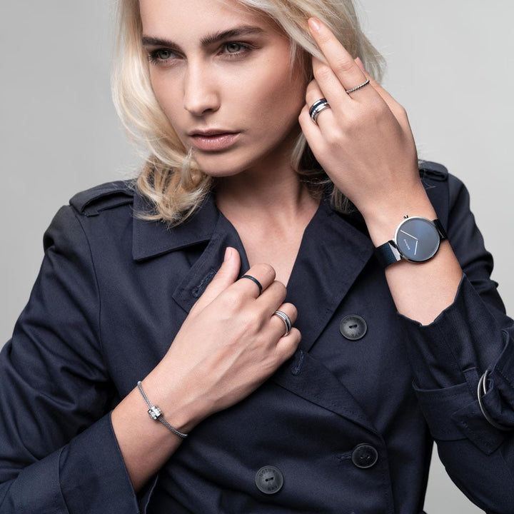 bering unisex horloge blauwe wijzerplaat - 14539-307