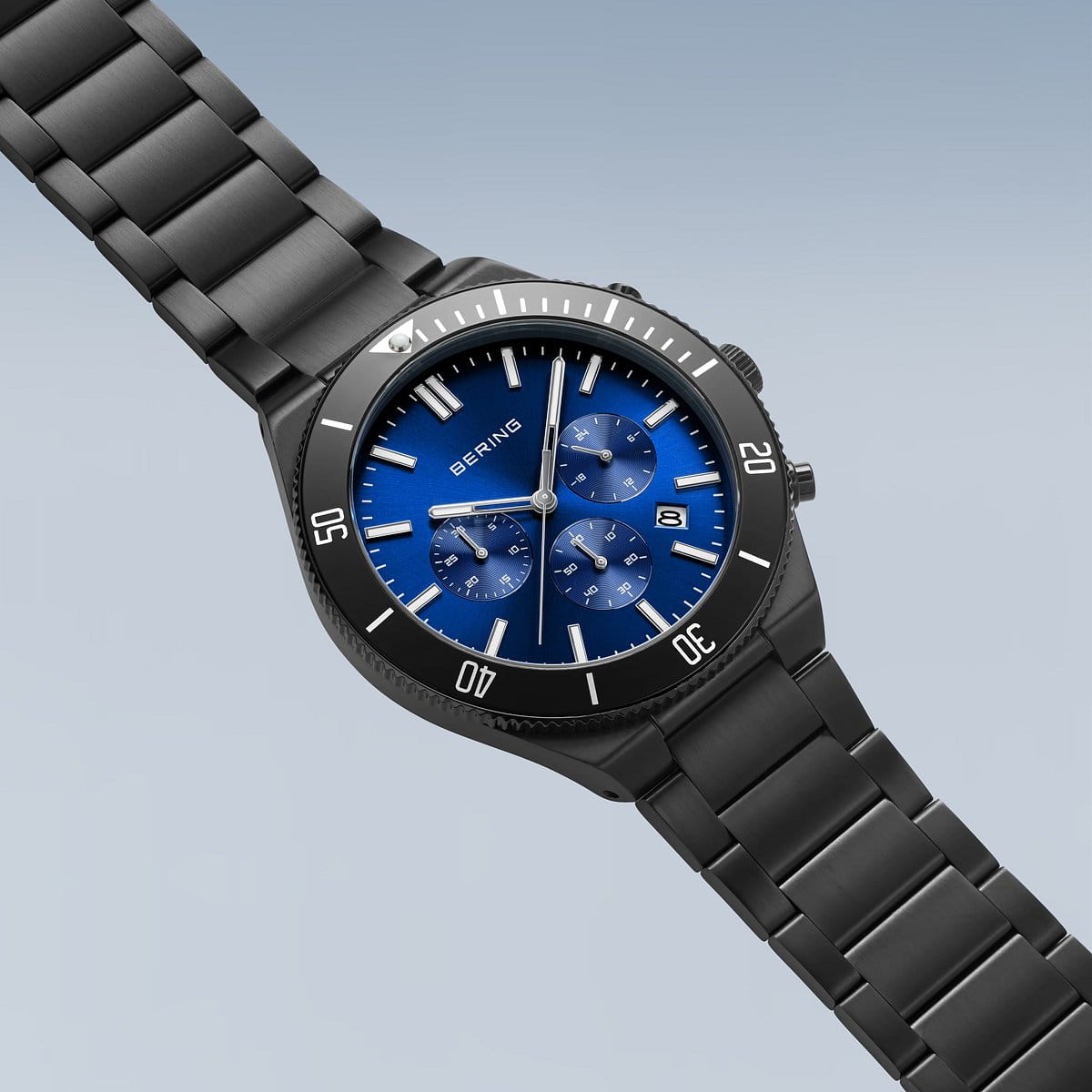 bering reloj de hombre esfera azul - 15043-727