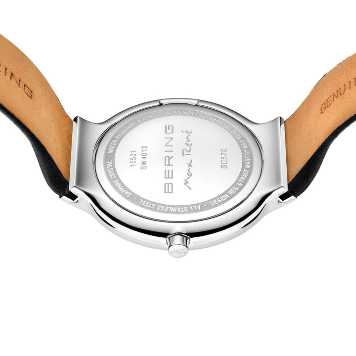 Bering dames horloge witte wijzerplaat - 15531-409