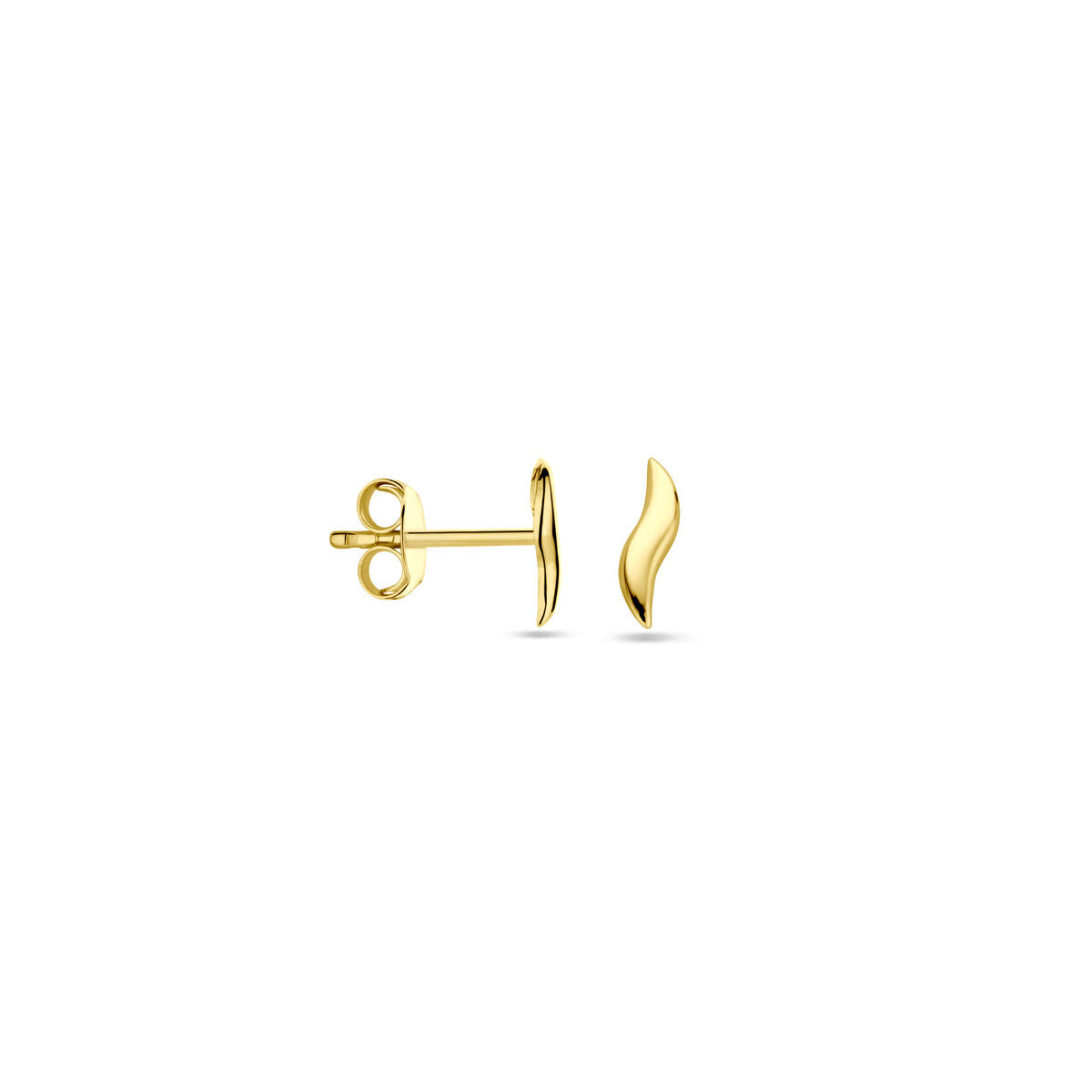 pendientes de botón 7,5 mm 14K oro amarillo