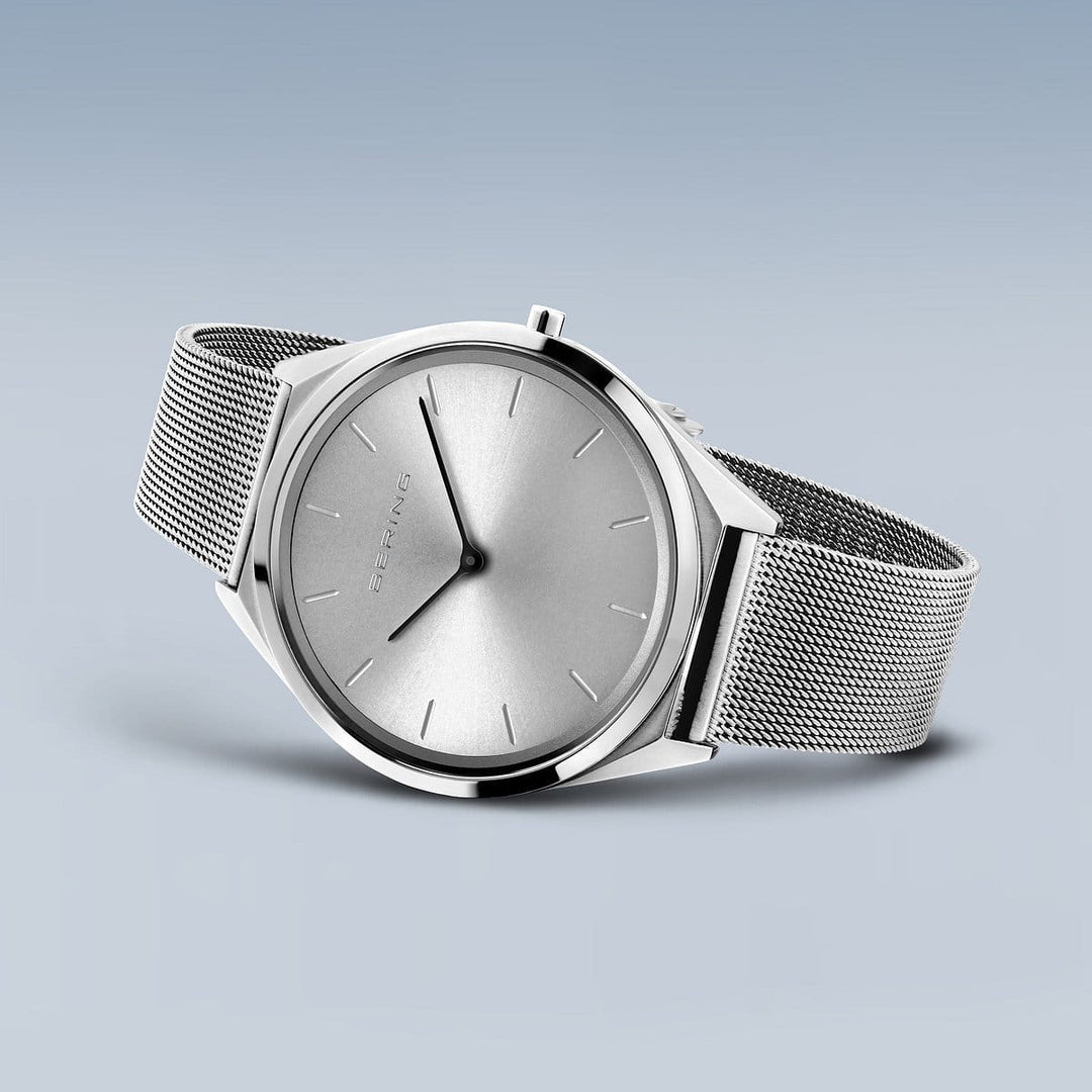bering unisex horloge zilveren wijzerplaat - 17039-000