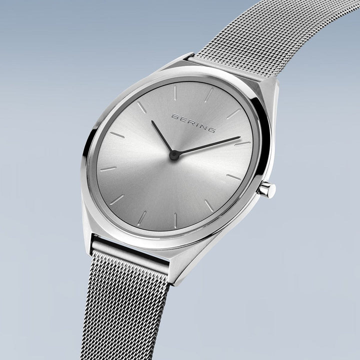 bering unisex horloge zilveren wijzerplaat - 17039-000