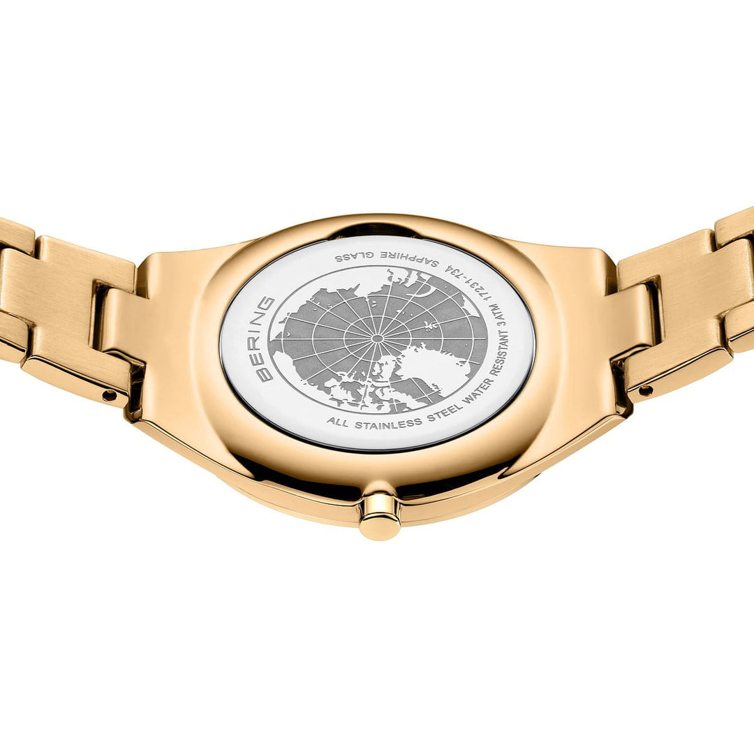 Bering dames horloge witte wijzerplaat - 17231-734
