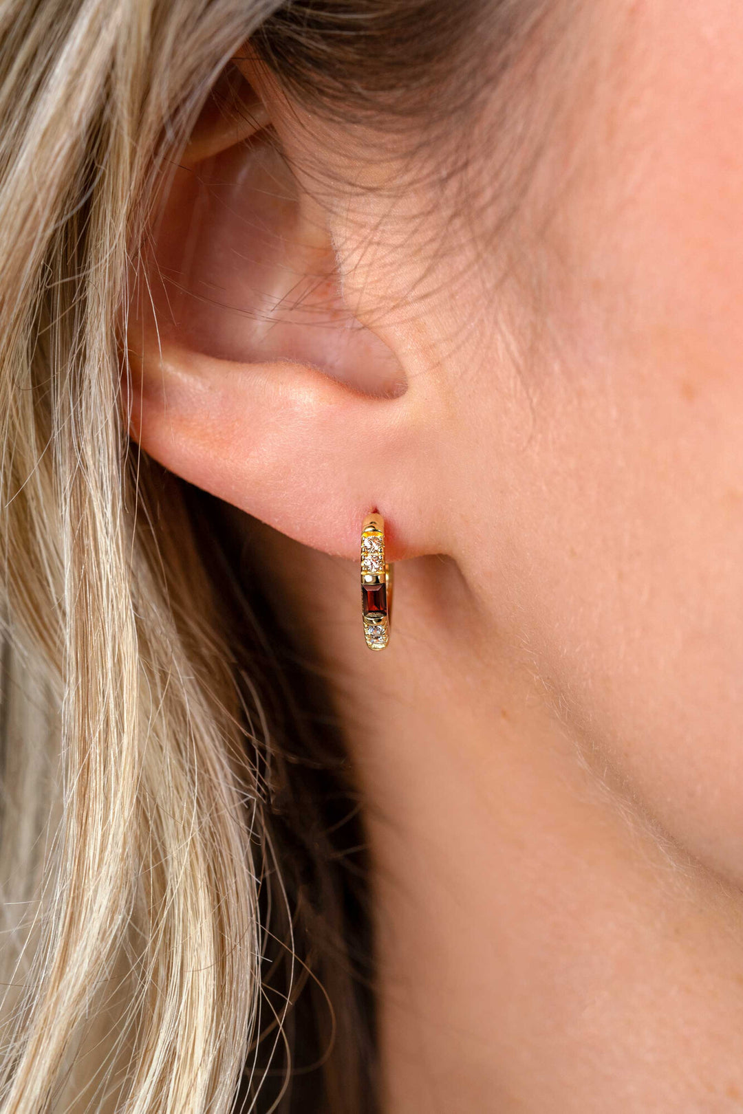 ZINZI gold plated zilveren oorringen 13mm ZIO2869