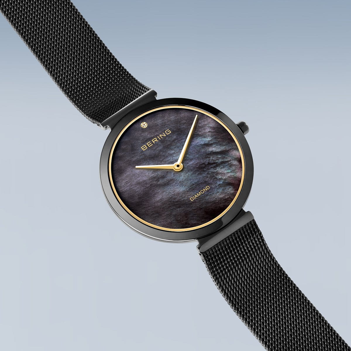 reloj de mujer esfera negra - 18132-132