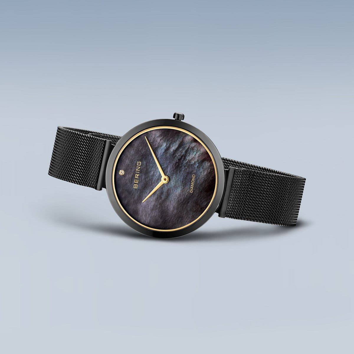 reloj de mujer esfera negra - 18132-132