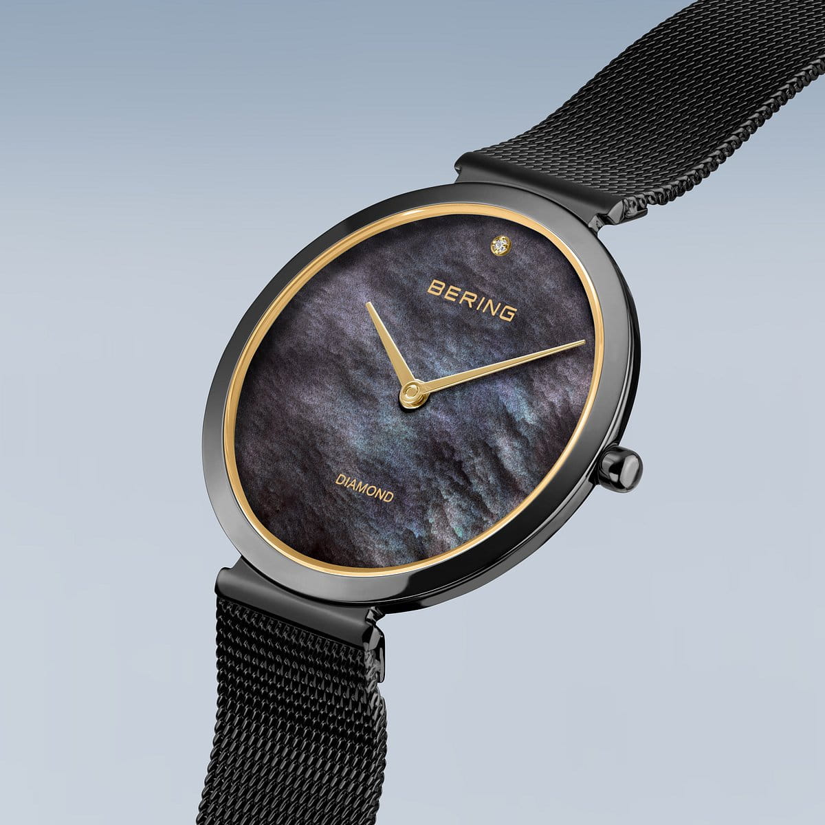 reloj de mujer esfera negra - 18132-132