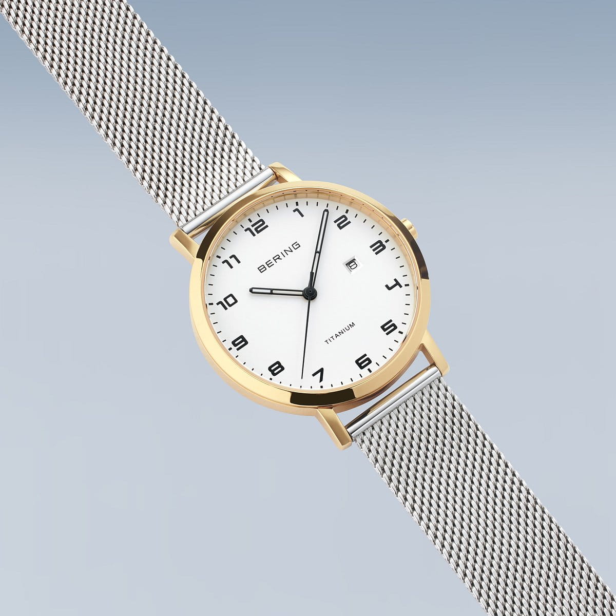 bering reloj de mujer esfera blanca - 18634-010