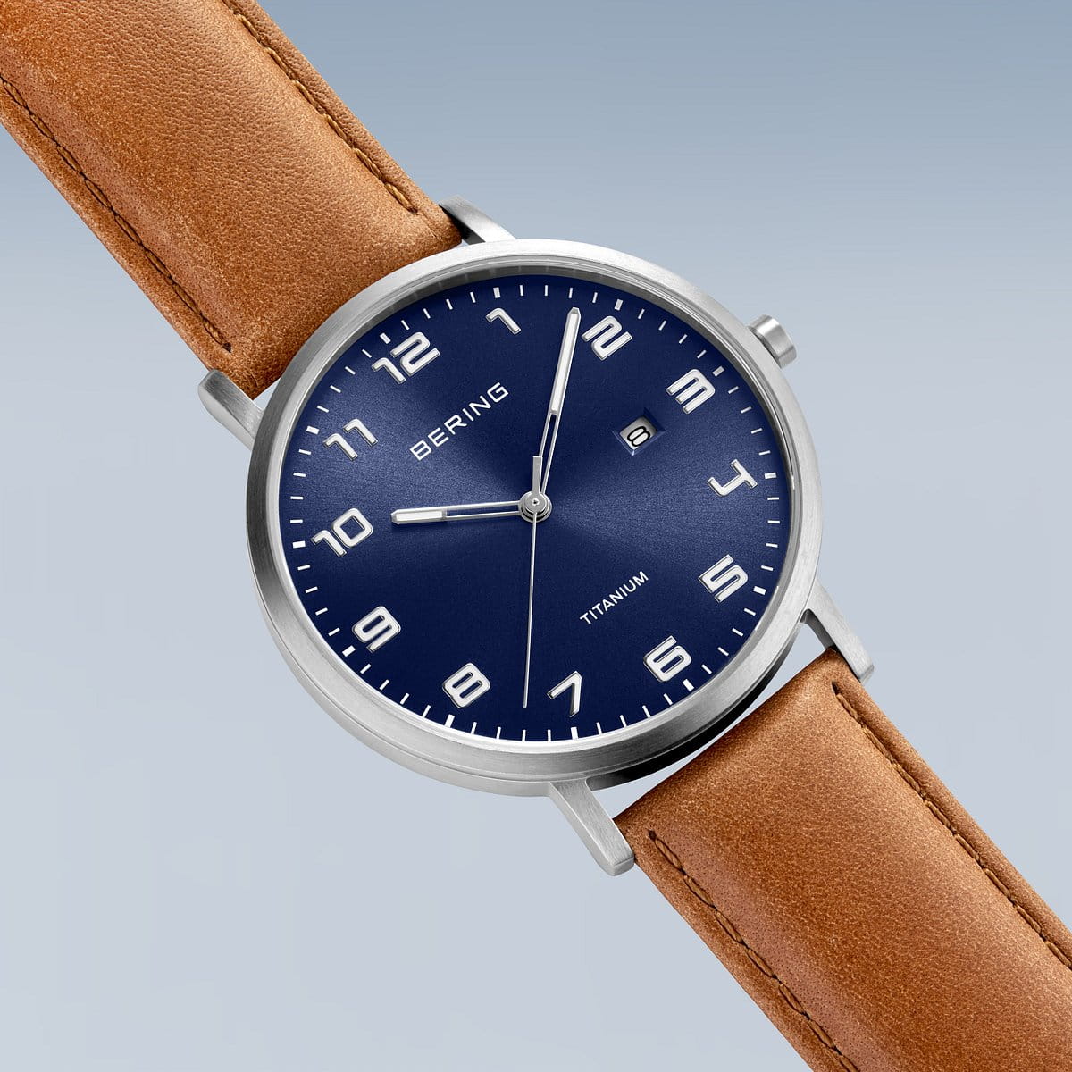 bering reloj de hombre esfera azul - 18640-567