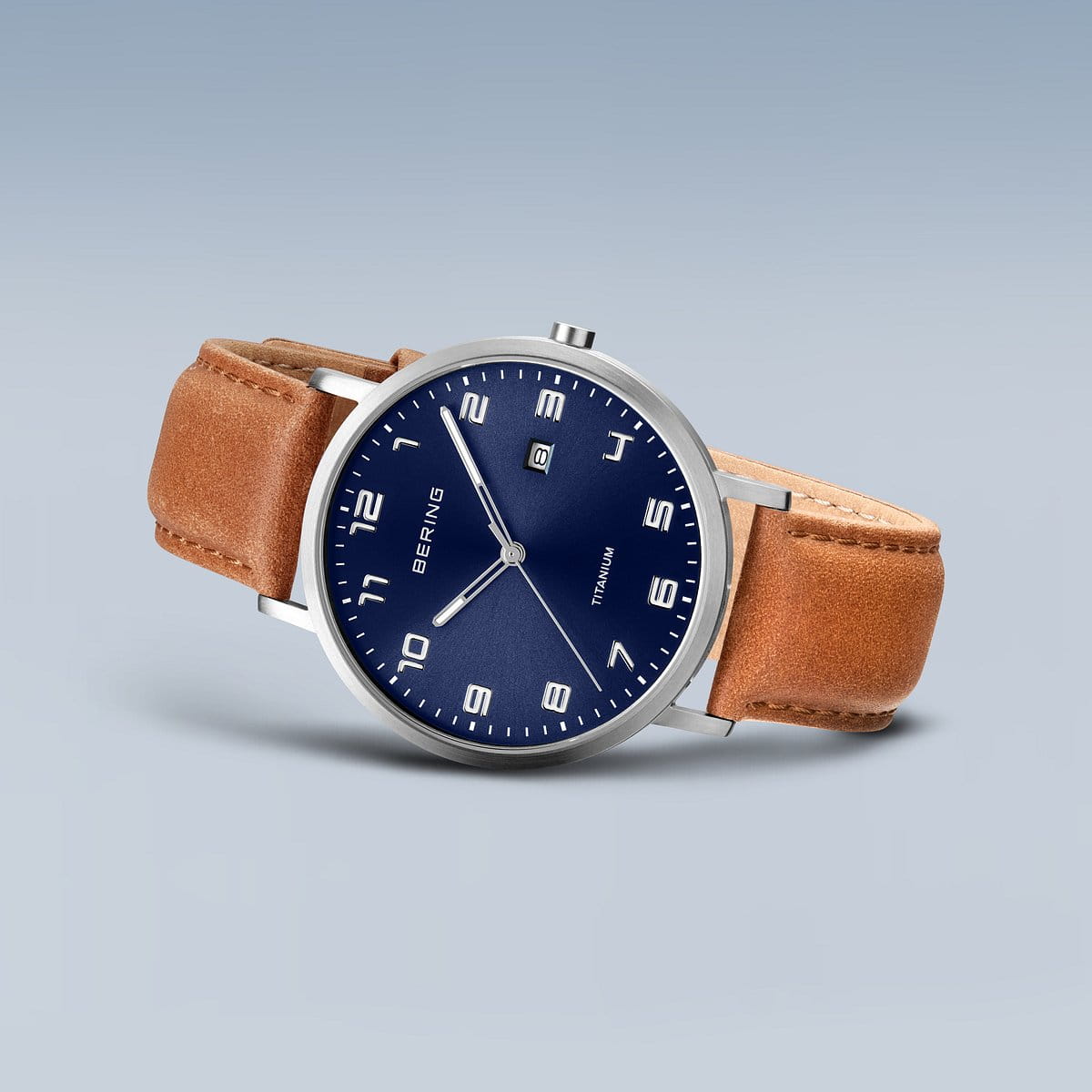 bering reloj de hombre esfera azul - 18640-567