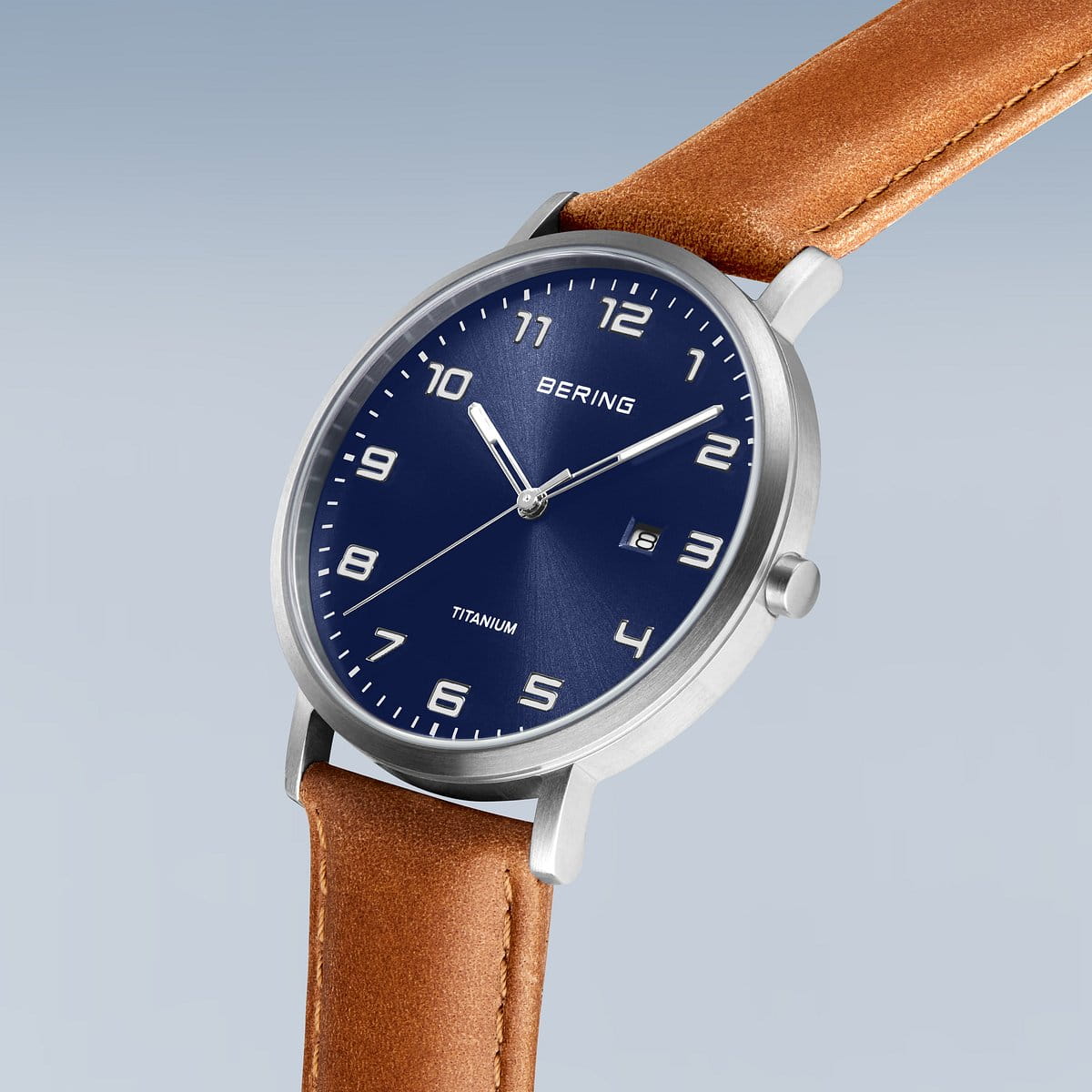bering reloj de hombre esfera azul - 18640-567