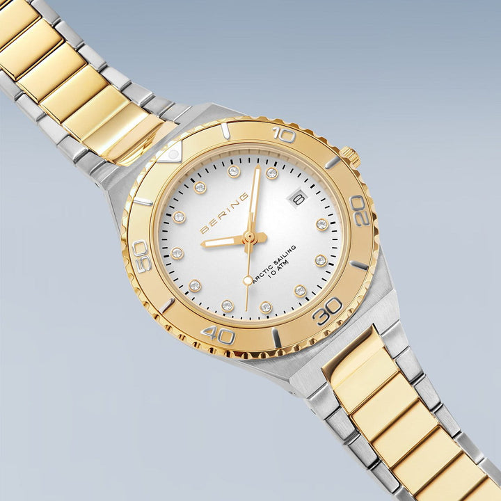 Bering dames horloge witte wijzerplaat - 18936-710