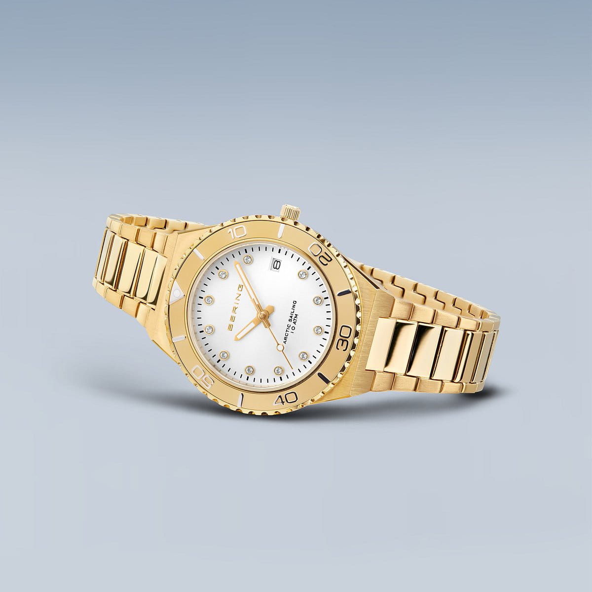bering reloj de mujer esfera blanca - 18936-734